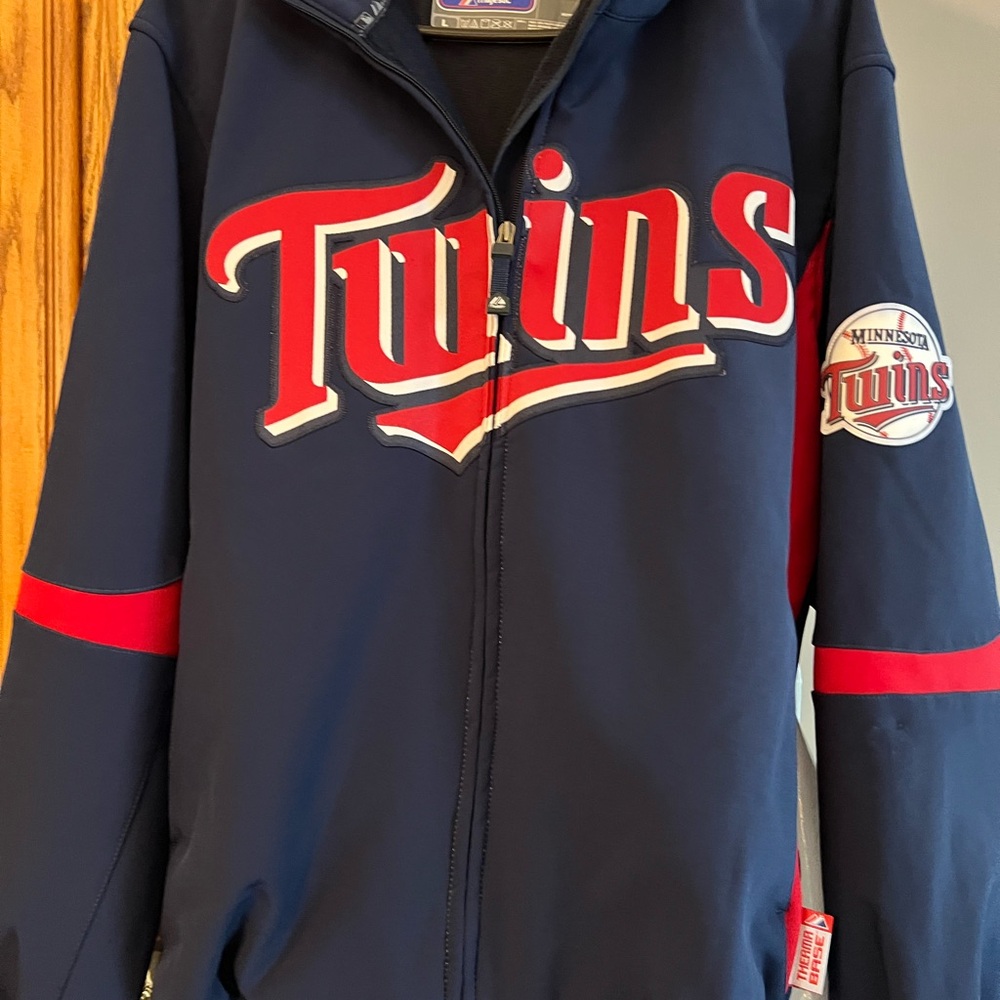 Blue and Red Minnesota Twins Jacket